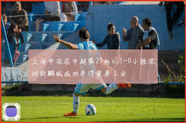 上海申花在中超第29轮以1-0小胜深圳新鹏城成功夺得重要三分